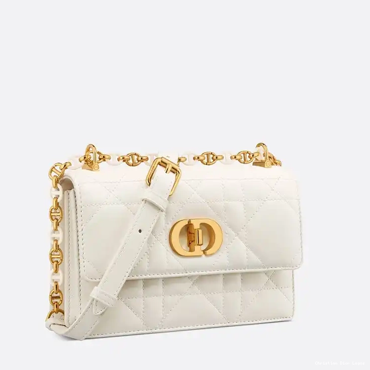 Cheap Caro Macrocannage Mini White Miss Lambskin Bag 0706 Luxury